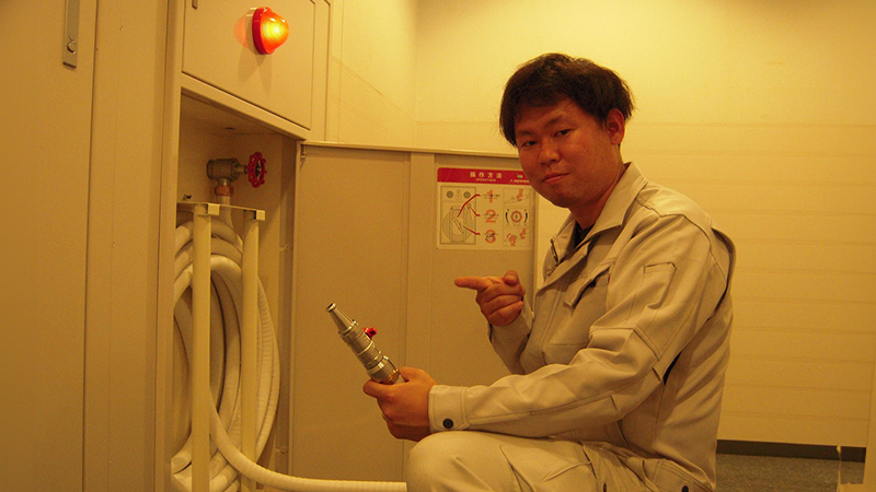 防火設備の動作確認